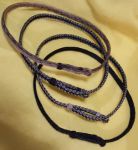 HORSEHAIR HAT BAND - 3 Strands - W/O Tassels  (3 Choices)