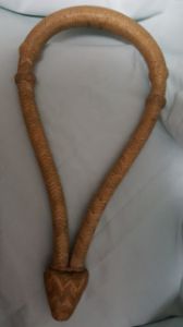 Bosal - 3/4" diameter, 16 plait, Rawhide with Pear Knot